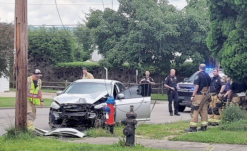 Stringtown Wreck Downtown Wreck Brings Down Power Lines | News, Sports, Jobs - The ...